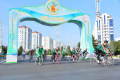 President of Turkmenistan participates in annual mass bicycle ride