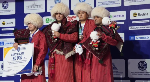 Туркменские борцы завоевали 6 медалей на Всемирных играх кочевников