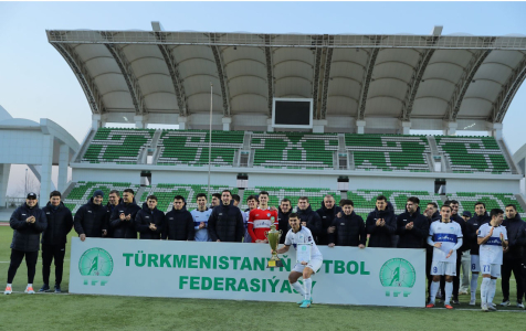 «Arkadag» futbol topary Türkmenistanyň Futbol federasiýasynyň kubogyny gazandy